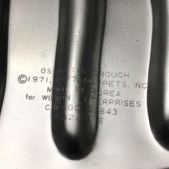 𝅺vintage Wilton Oscar The Grouch cake pan - Picture 5 of 6